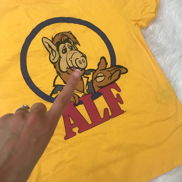 NWT Zara Yellow ALF T Shirt - Picture 5 of 6